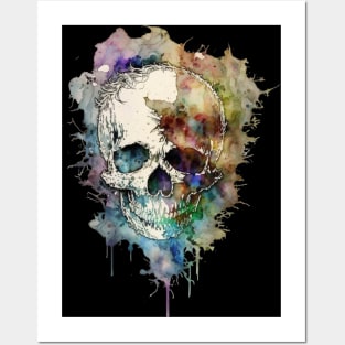 Deadhead Watercolor Logo - Original Artwork Posters and Art